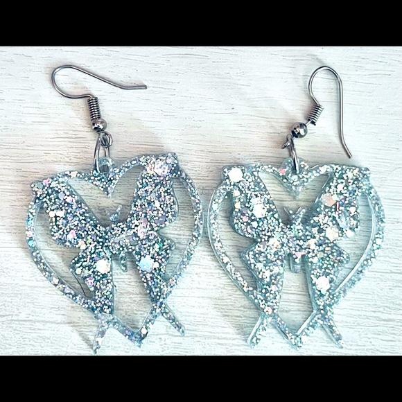 Homemade Resin Earrings - Picture 1 of 11